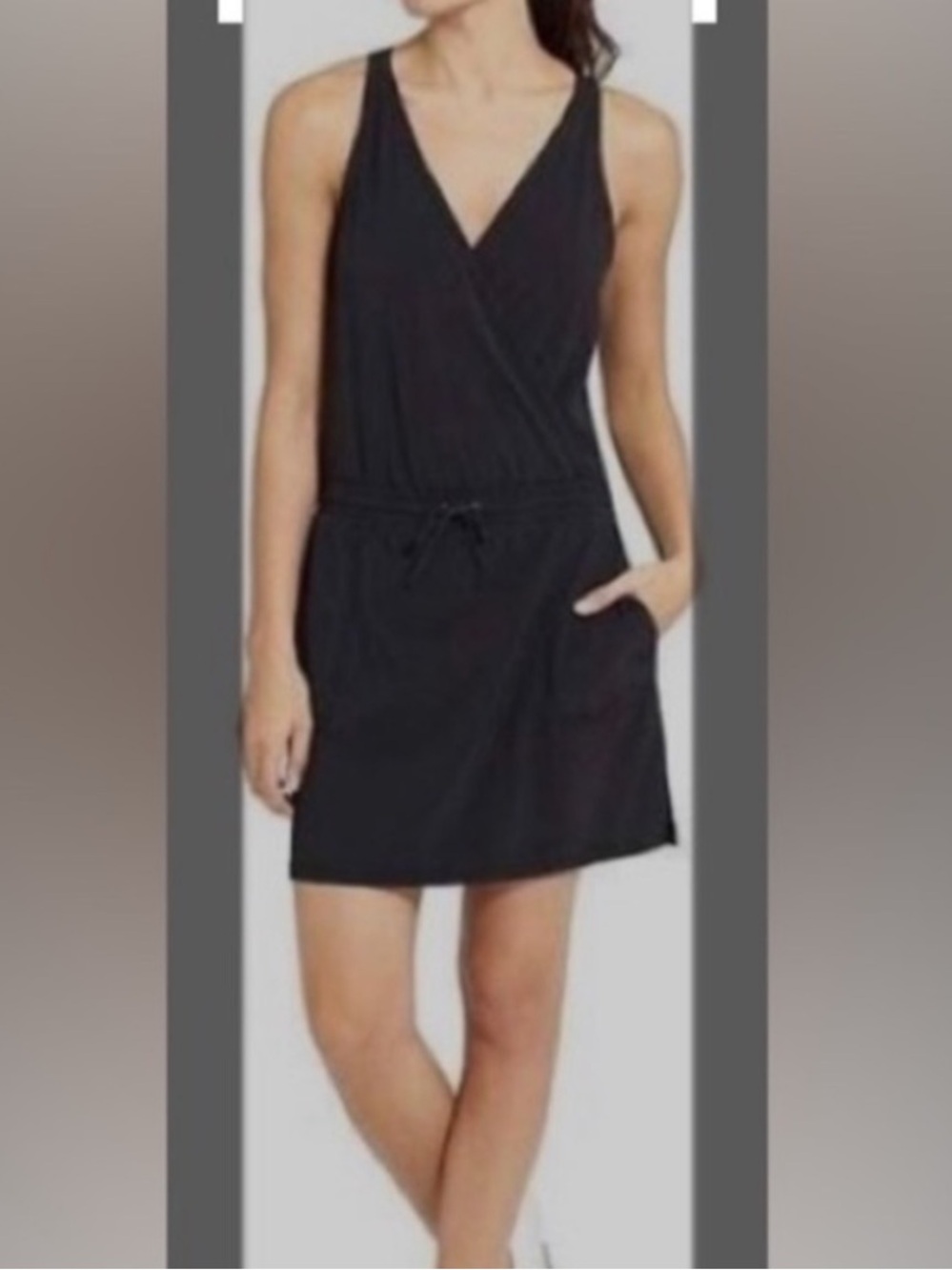 ATHLETA Sun Ray Dress in Black Size XS